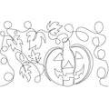 Jack 'O Punkin E2E - Linda's Electric Quilters