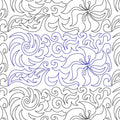 Folk Lily E2E - Linda's Electric Quilters