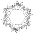Pumpkin Wreath Block - Linda's Electric Quilters