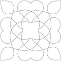 Queen of Hearts Block - Linda's Electric Quilters