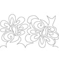 Curly Flower Digital E2E - Linda's Electric Quilters