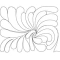 Dimensional Feather Digital E2E - Linda's Electric Quilters