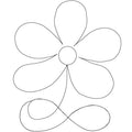 Scrolling Daisy Block - Linda's Electric Quilters