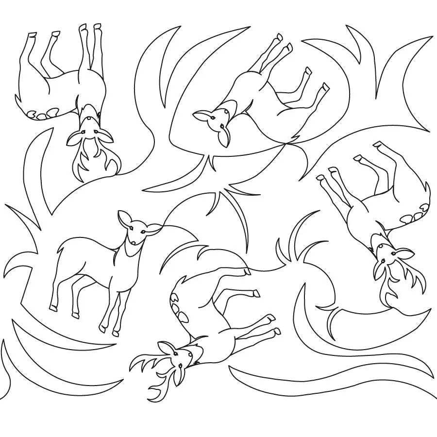 Deer Digital E2E - Linda's Electric Quilters