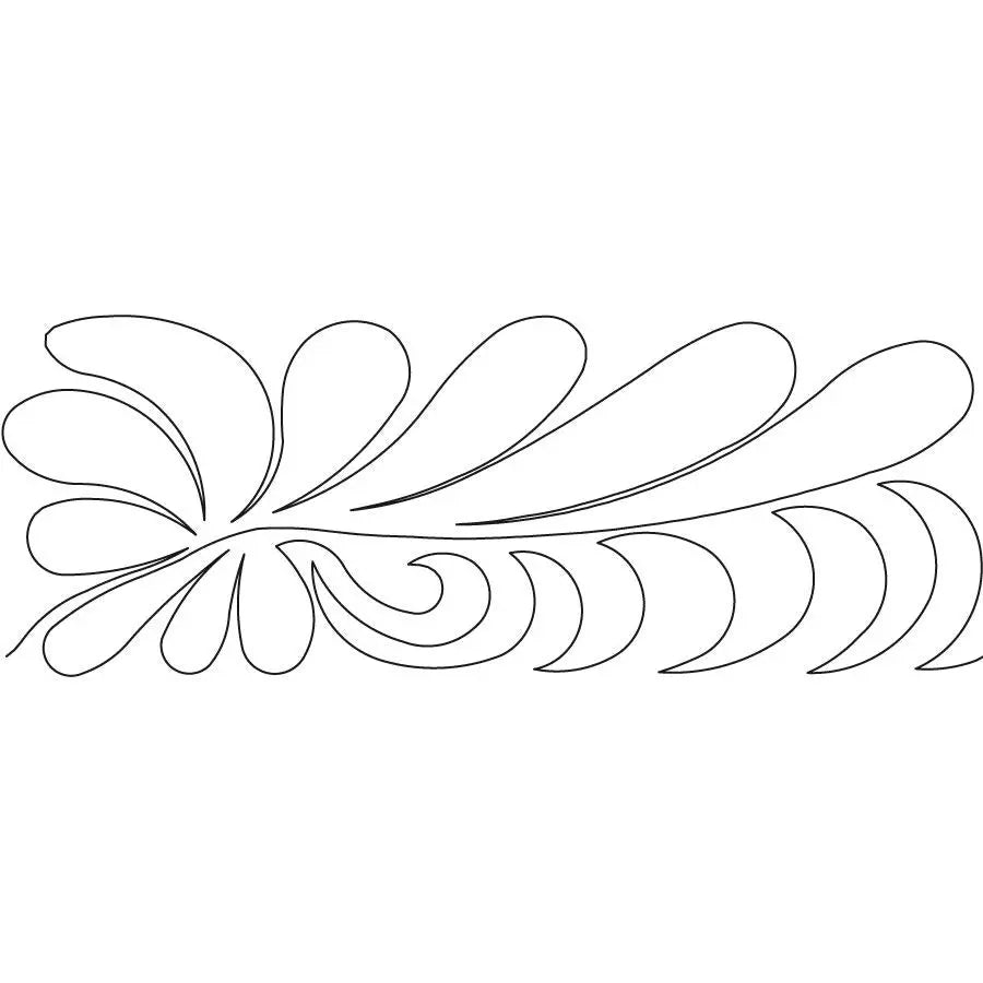 Long Feather E2E - Linda's Electric Quilters