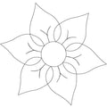 Spring Gathering Flower Block - Linda's Electric Quilters