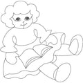 Storybook Doll Block - Linda's Electric Quilters