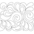 Feathers and Swirls Digital E2E - Linda's Electric Quilters