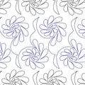 Feathered Rose 1 Digital E2E - Linda's Electric Quilters