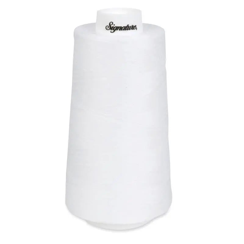 001 White Signature Cotton Thread - Linda's Electric Quilters