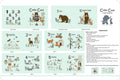 Honeydew Smd Critter Count Digital Cuddle Panel 58/60" Fabric Per Yard