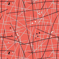 Red Swizzle Stick Cotton Wideback Fabric per yard