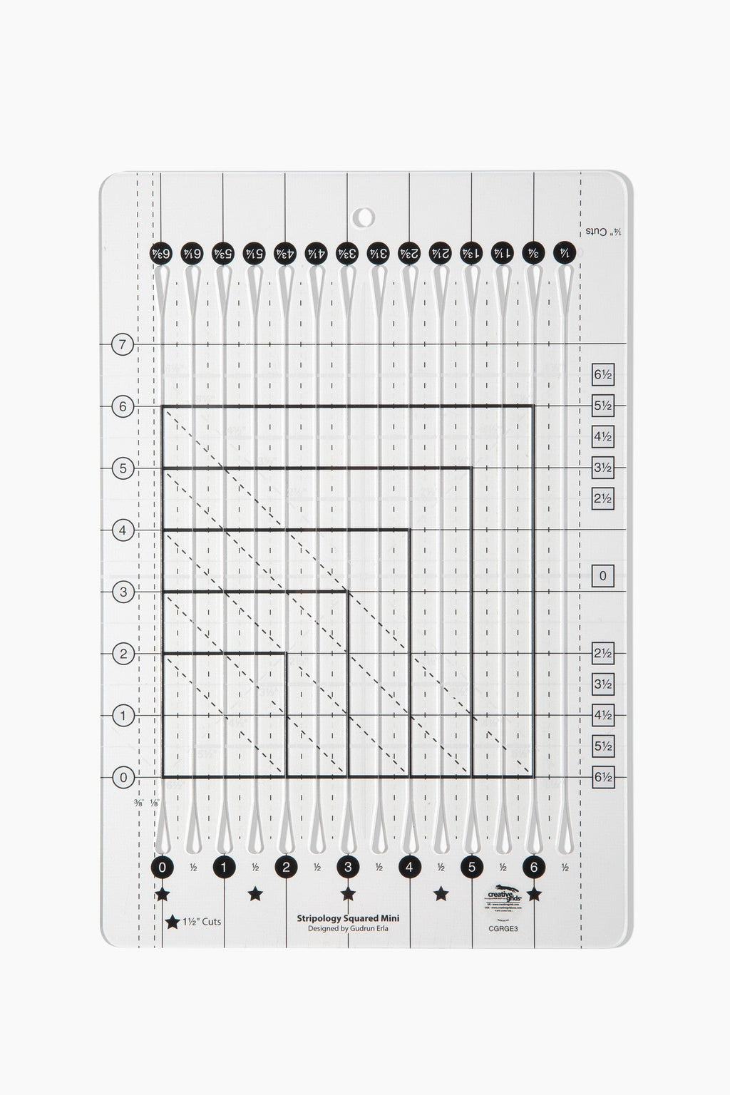 Stripology�� Squared MINI Ruler CGRGE3